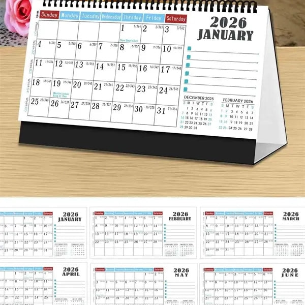 2026 Portable Desk Calendar