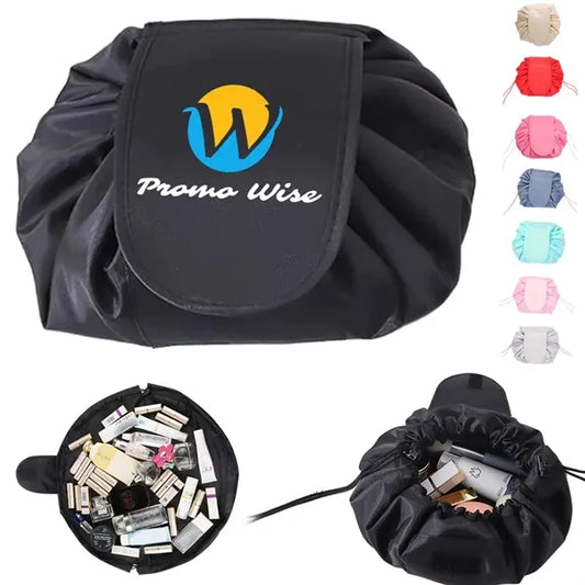 Easy-to-Pack Cosmetics Organizer Bag with Drawstring