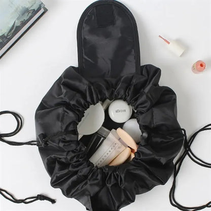 Easy-to-Pack Cosmetics Organizer Bag with Drawstring