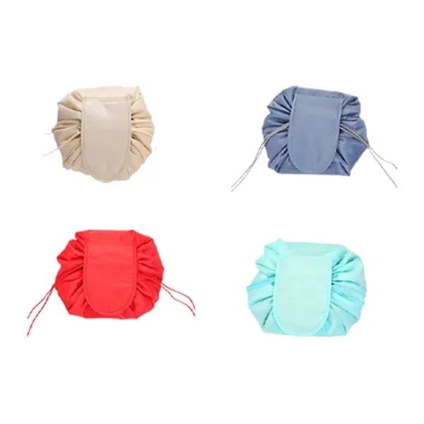 Easy-to-Pack Cosmetics Organizer Bag with Drawstring