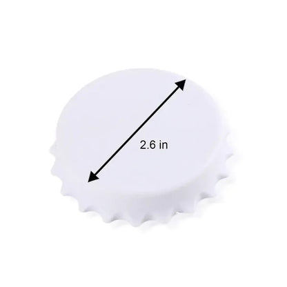 Dual Function Anti-Slip Grip Magnetic Bottle Opener