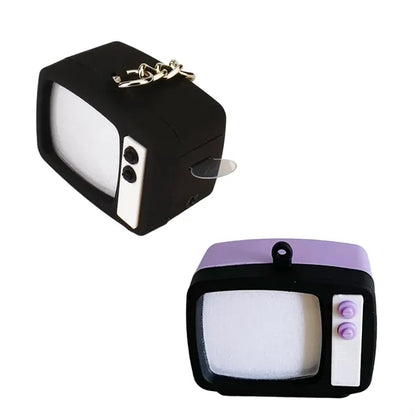 Mini TV Novelty Keychain with LED Lights and Sound Effects