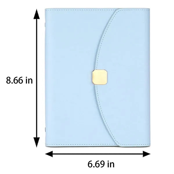 A5 Refillable Leather Versatile Notebooks with Compartments