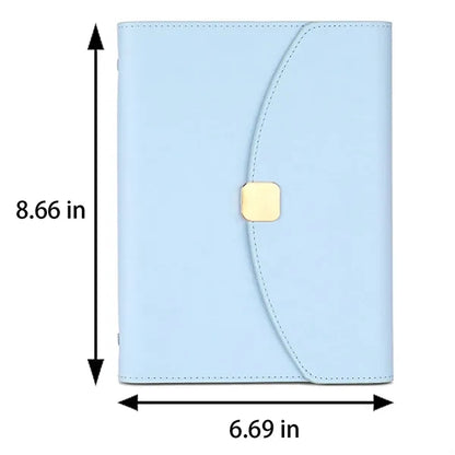 A5 Refillable Leather Versatile Notebooks with Compartments