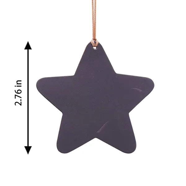 Star-Shaped Crazy Horse Leather Durable Vintage Bookmarks