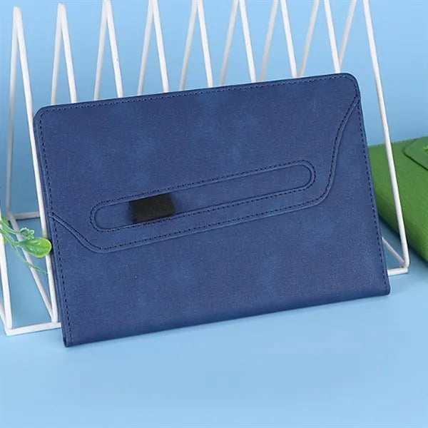 A5 PU Leather Minimalist Durable Notebook with Pen Holder