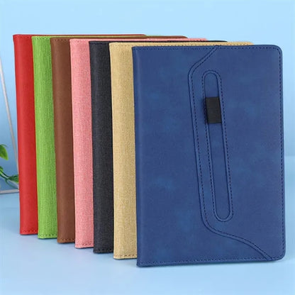 A5 PU Leather Minimalist Durable Notebook with Pen Holder