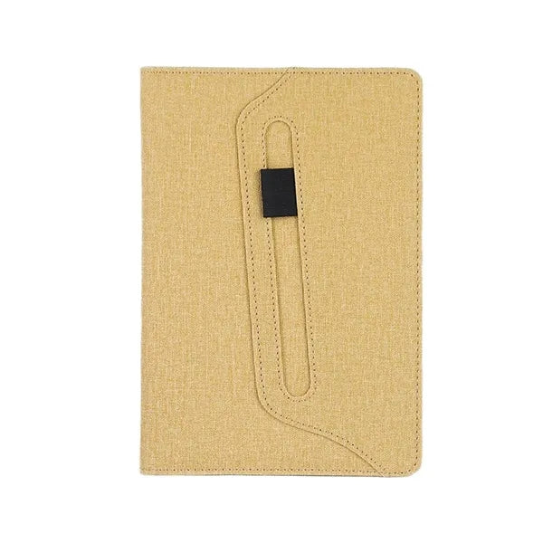 A5 PU Leather Minimalist Durable Notebook with Pen Holder