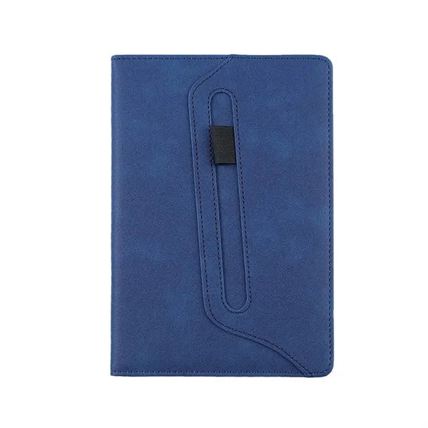 A5 PU Leather Minimalist Durable Notebook with Pen Holder