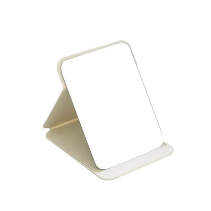 Foldable Adjustable Stand Wide View PU Leather Makeup Mirror