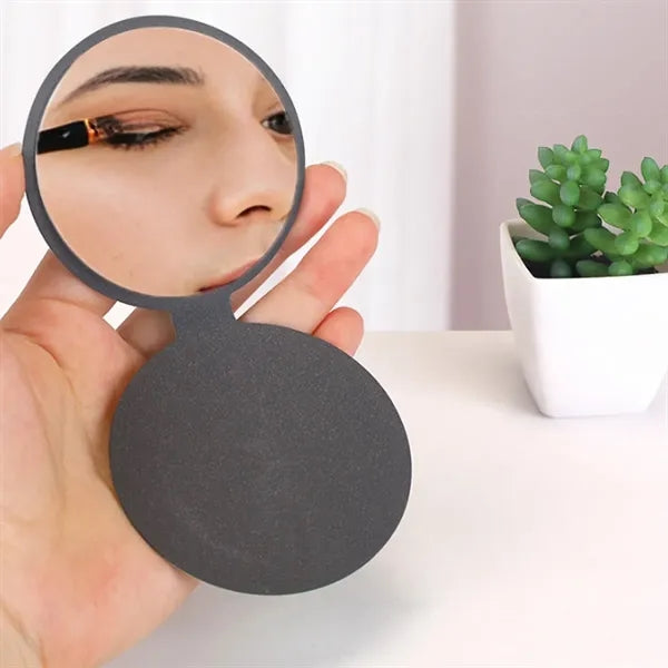Adjustable Stand Wide View Foldable PU Leather Makeup Mirror