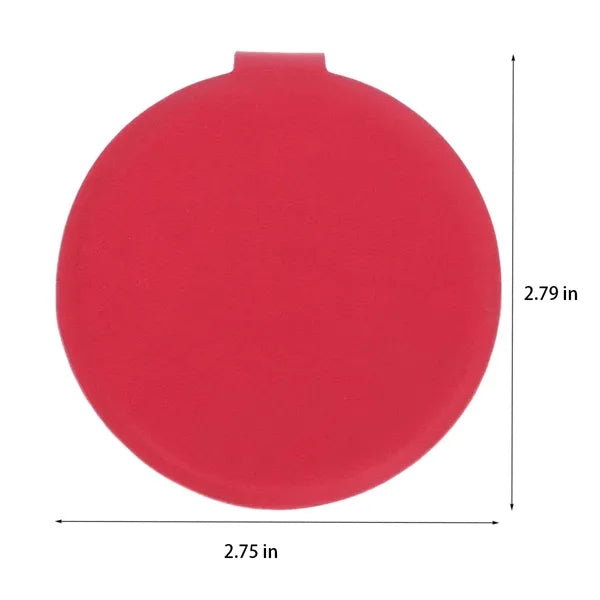 Adjustable Stand Wide View Foldable PU Leather Makeup Mirror