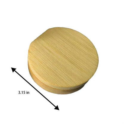 Foldable HD Glass Magnetic Compact Round Bamboo Mirror