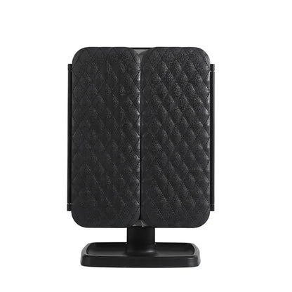 Foldable Storage Base Stepless Dimming 3X LED Makeup Mirror