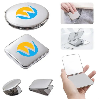 Foldable Magnetic Shatterproof Stainless Steel Pocket Mirror