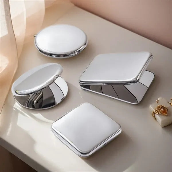Foldable Magnetic Shatterproof Stainless Steel Pocket Mirror