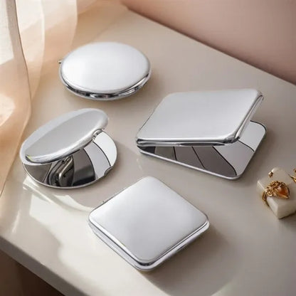 Foldable Magnetic Shatterproof Stainless Steel Pocket Mirror