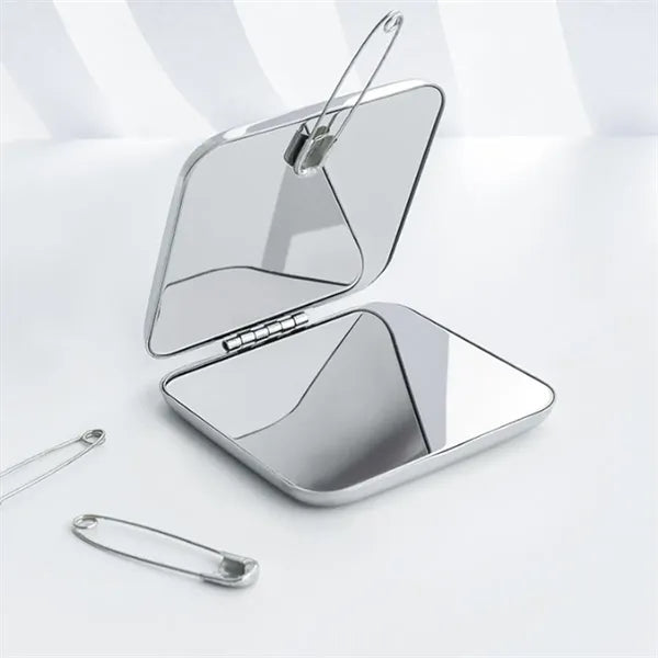 Foldable Magnetic Shatterproof Stainless Steel Pocket Mirror
