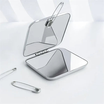 Foldable Magnetic Shatterproof Stainless Steel Pocket Mirror