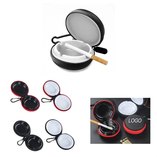EVA-Cased Heat-Resistant Portable Compact Ashtray