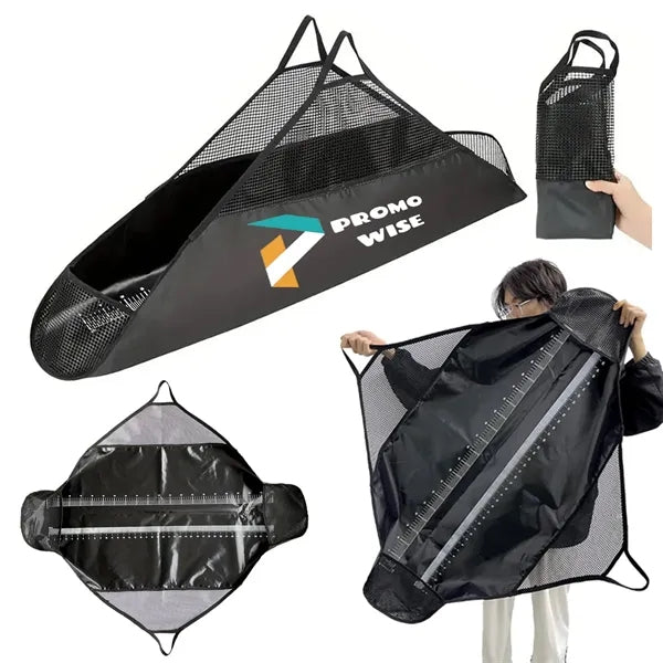 2-in-1 Waterproof Drain Design EVA Fishing Net Sling Bag
