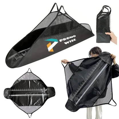 2-in-1 Waterproof Drain Design EVA Fishing Net Sling Bag