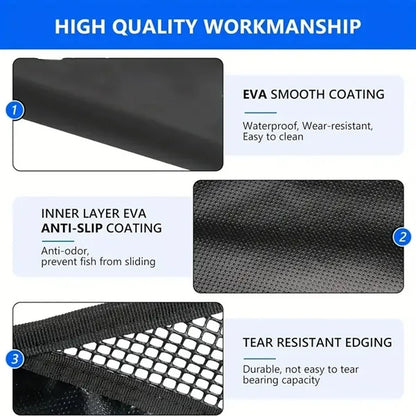 2-in-1 Waterproof Drain Design EVA Fishing Net Sling Bag