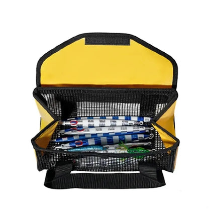 Thickened Quick-Drain Mesh High Capacity PVC Fishing Jig Bag