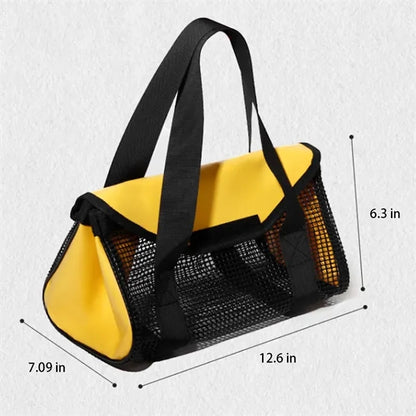 Thickened Quick-Drain Mesh High Capacity PVC Fishing Jig Bag