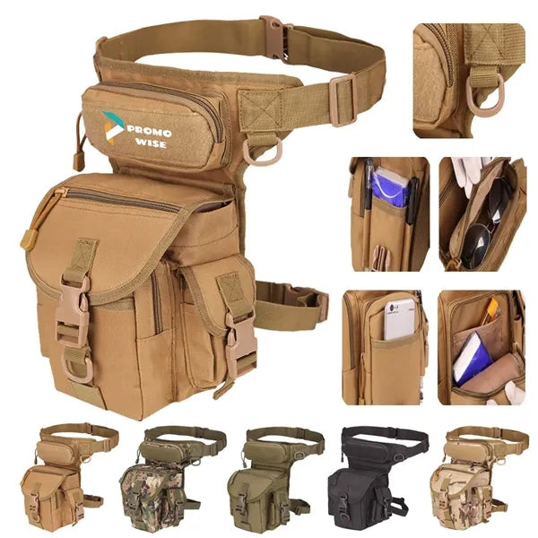 Waterproof Multi-Pocket Breathable Adjustable Straps Leg Bag