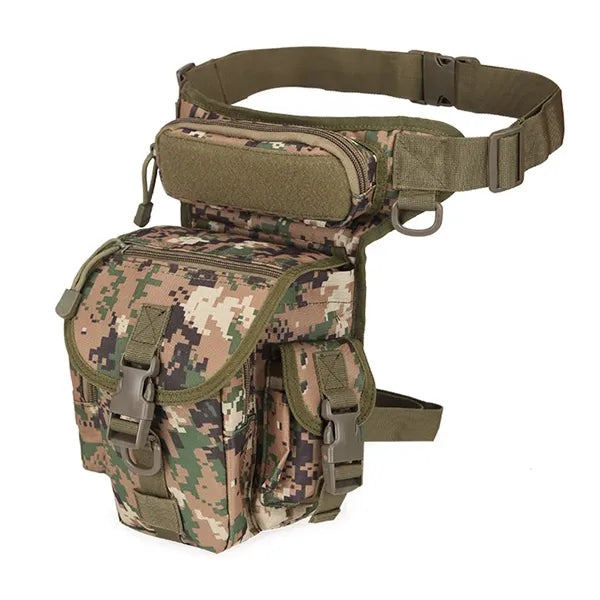Waterproof Multi-Pocket Breathable Adjustable Straps Leg Bag