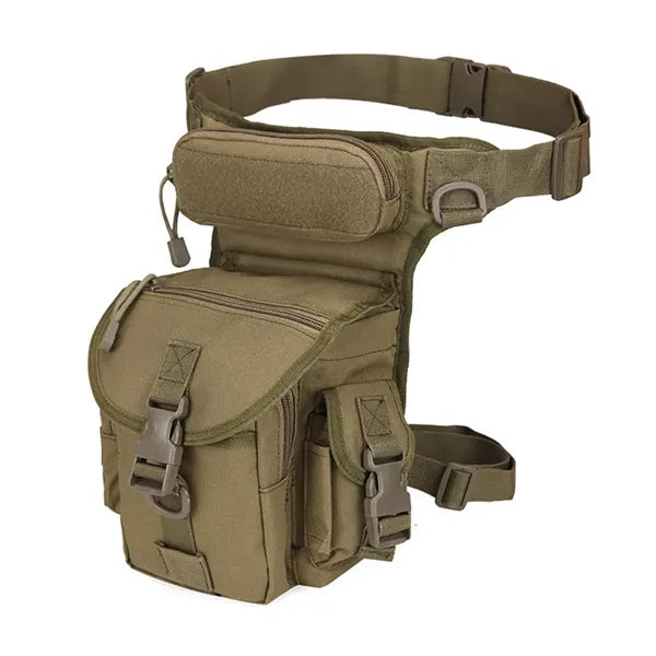 Waterproof Multi-Pocket Breathable Adjustable Straps Leg Bag
