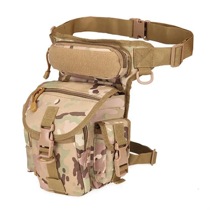 Waterproof Multi-Pocket Breathable Adjustable Straps Leg Bag