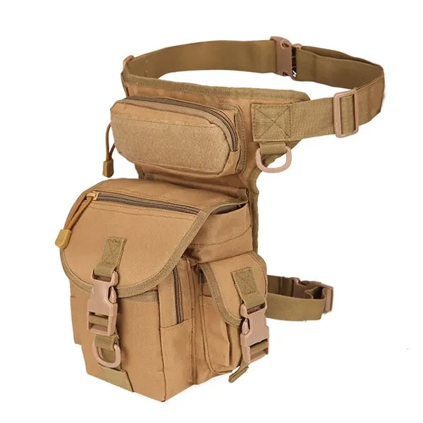 Waterproof Multi-Pocket Breathable Adjustable Straps Leg Bag