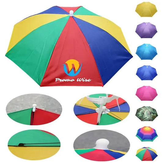 Waterproof Adjustable Fit Compact Breathable Umbrella Hat