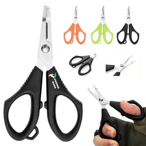 Non-Slip Saw-Tooth Blades Stainless Steel Fishing Scissors