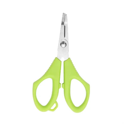 Non-Slip Saw-Tooth Blades Stainless Steel Fishing Scissors