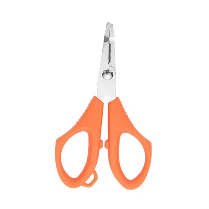 Non-Slip Saw-Tooth Blades Stainless Steel Fishing Scissors