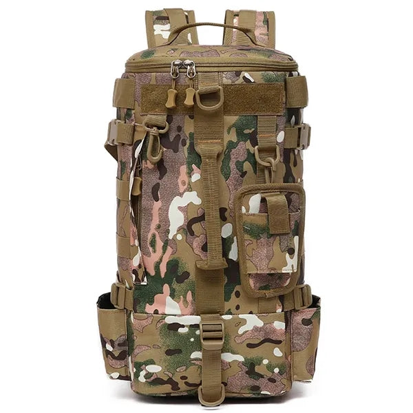 Spacious Waterproof Fishing Backpack with Rod Holder