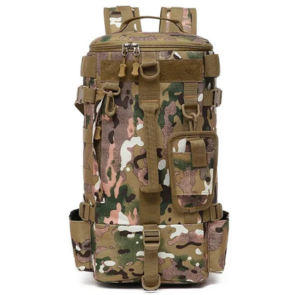 Spacious Waterproof Fishing Backpack with Rod Holder