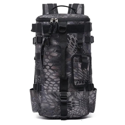 Spacious Waterproof Fishing Backpack with Rod Holder