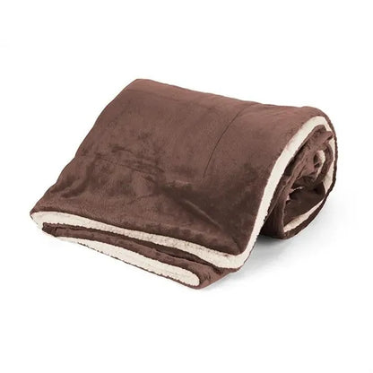 Mink Sherpa Solid Blanket