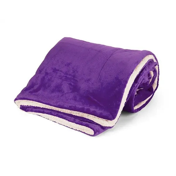 Mink Sherpa Solid Blanket