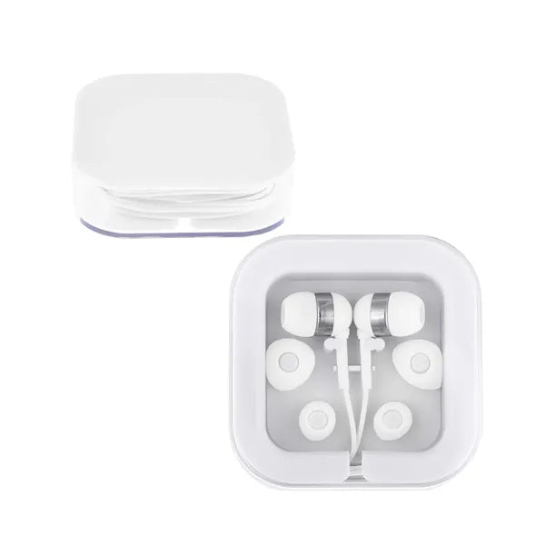 Earbuds In Square Case