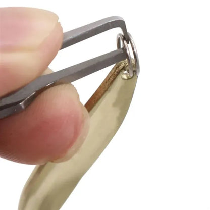 Stainless Steel Lure Loop Opener Multi-Tool with Bead Chain