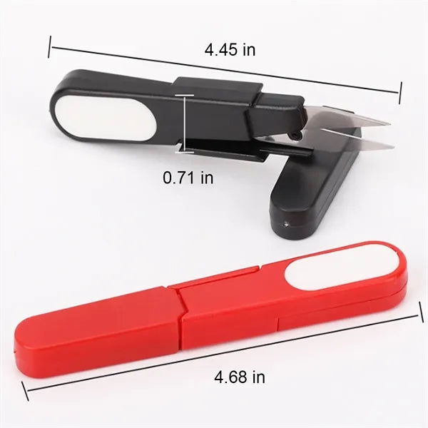 Durable Compact Sharp Foldable U-Shaped Embroidery Scissors