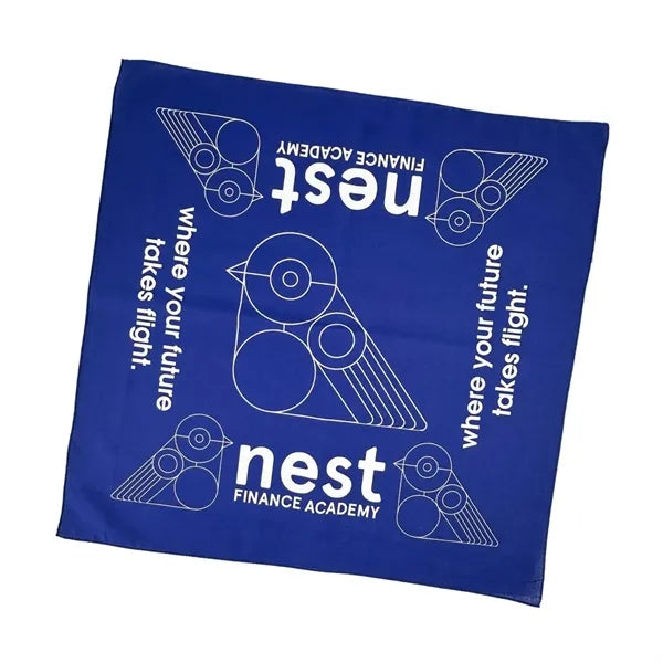 22"X22" Printed Square Bandana
