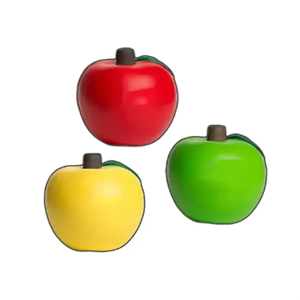 Slow-Rebound Stress Relief PU Memory Foam Apple Squeeze Toy