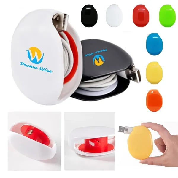 Tangle-Free Firm Cable Winder for Earphones and Chargers