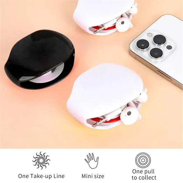 Tangle-Free Firm Cable Winder for Earphones and Chargers